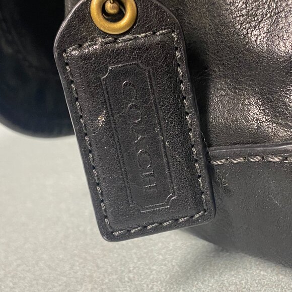 Vintage Coach Saddle Legacy Women's  Shoulder Bag - Black D0769-11134. - Picture 8 of 13